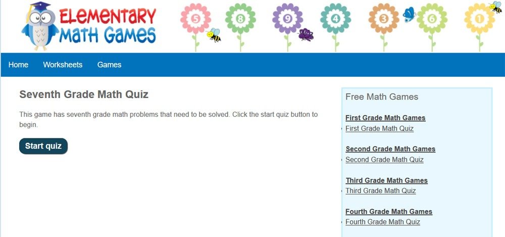 Free 7th Grade Math Worksheets- [Download]| MentalMathWorksheets